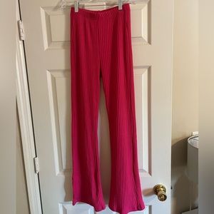 Size XS Hot Pink Flare Leggings
